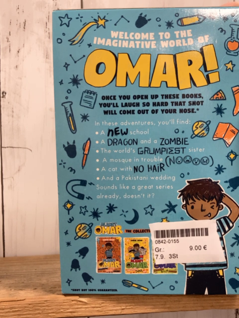 3 Taschenbüucher/ Schuber  Planet Omar The Collection 