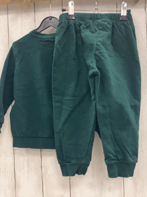 2tlg Pullover + Jogginghose Gr. 86  grün Donald Duck Goofy