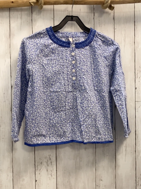 Esprit  Bluse  Gr. 128  hellblau weiß blaue Blumen 