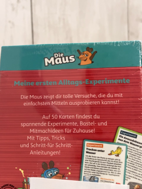 neu  Kartenspiel  Die Maus Probier´s aus 