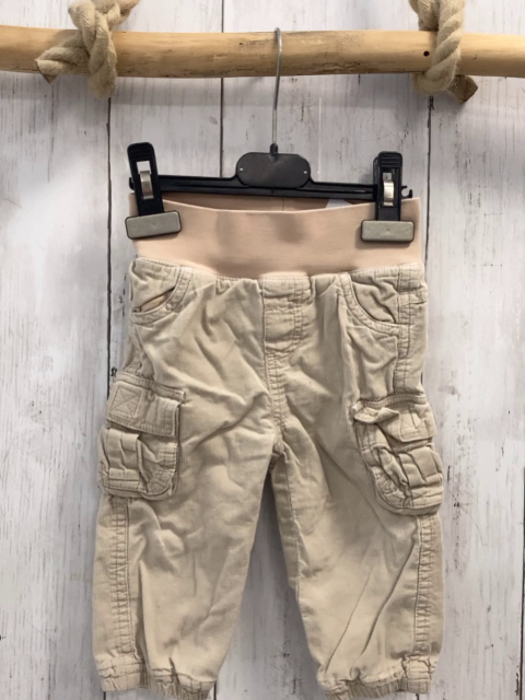 Dopodopo Hose  Gr. 74  beige Kord gefüttert aufgesetzte Taschen 