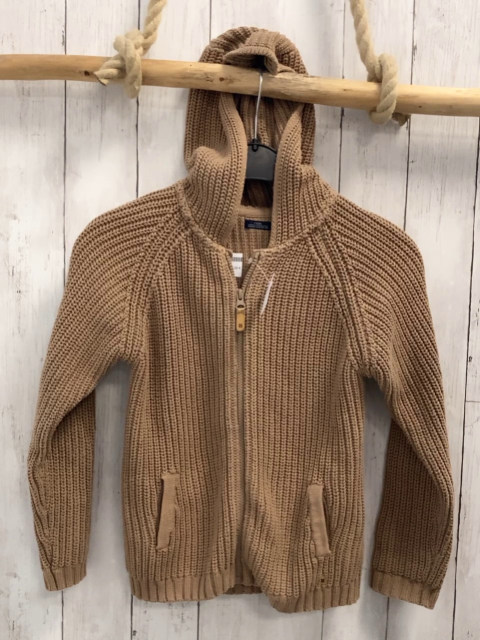 Next  Strickjacke  Gr. 122  braun Kapuze 