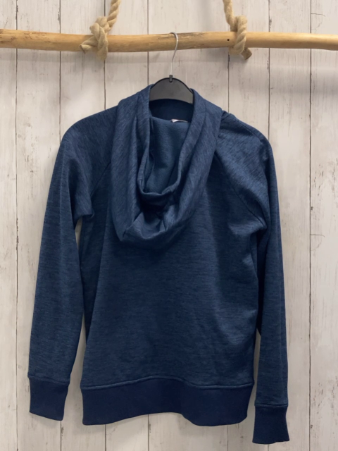 Under Armour  Pullover  Gr. 158/164  blau petrol meliert Kapuze pink Label 