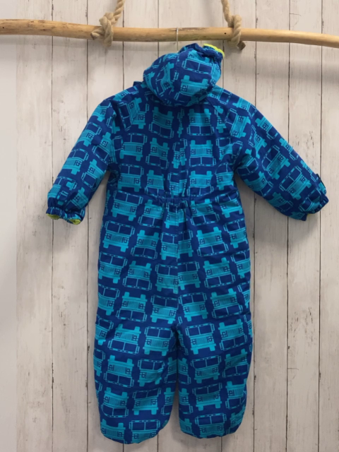 CeLaVi  Winteroverall Gr. 104  blau türkis Fahrzeuge hellgrünes Fleecefutter 