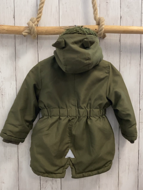 infinity kids  Winterjacke  Gr. 98  kiwi Fuchs weißes Teddyfutter 