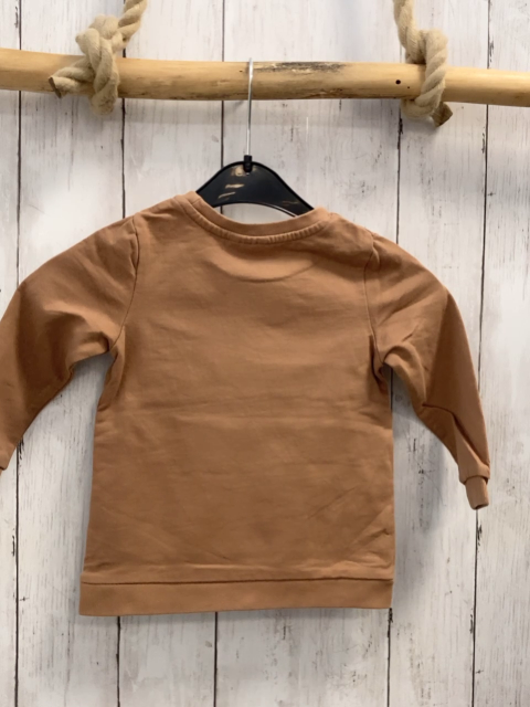   Langarmshirt  Gr. 86  hellbraun Fotos mit Fotoapperat 