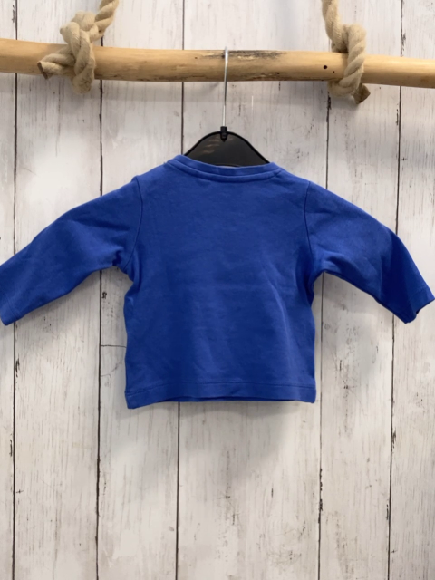 Tom Tailor  Langarmshirt  Gr. 62  blau Hund mit Sprechblase 