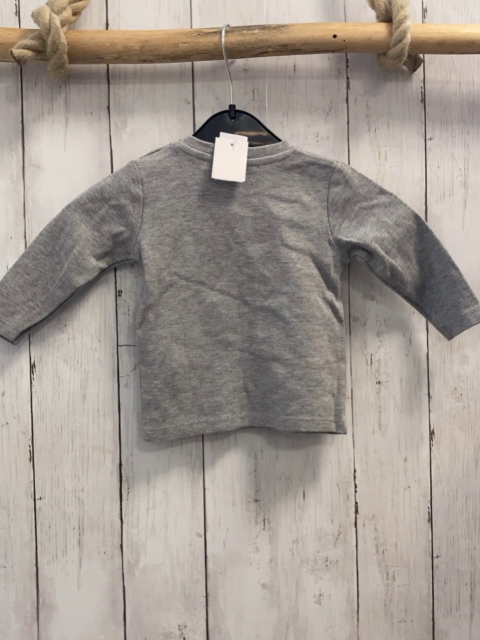 Blue seven Langarmshirt Gr. 68  grau Basketbälle