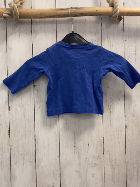 Tom tailor Langarmshirt Gr. 62  blau Hund Schrift