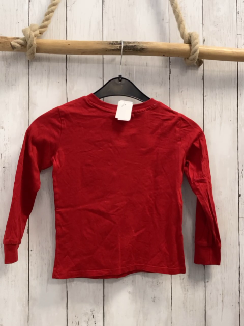 H&M  Langarmshirt  Gr. 122  rot Spiderman weiße Schrift 