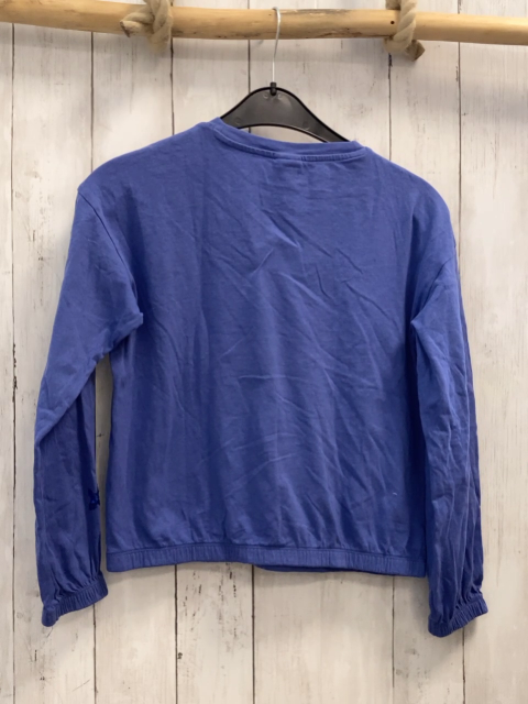 S´ Olver  Langarmshirt  Gr. 152  lila Stern + blaue Pailettensterne Schrift 