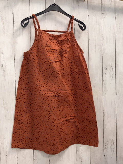 H&M  Kleid  Gr. 152  rostbraun schwarze Punkte 