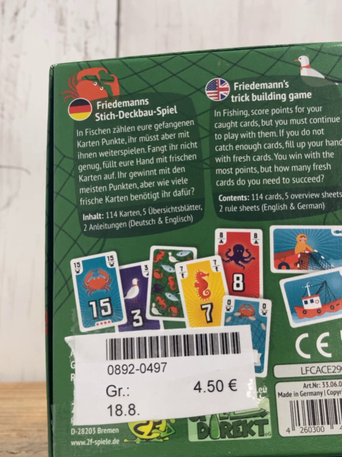  Kartenspiel Fischen