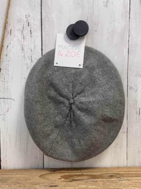 neu Maggie & Zoe  Mütze grau Strick 