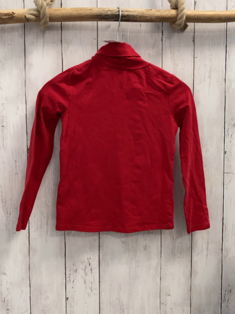 Okaidi  Langarmshirt  Gr. 116  rot Rolli Schmetterling 