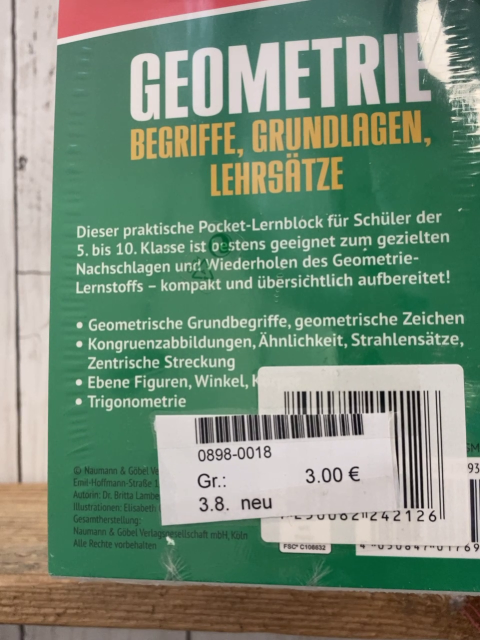 neu  Lernblock  Geometrie 