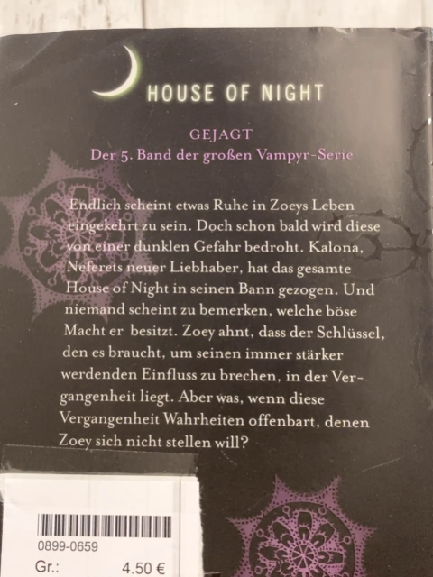 House of Night Buch Band. 5: Gejagt 