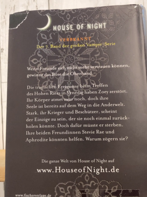 House of Night Buch Band. 7: Verbrannt 