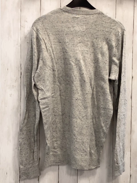 Hollister  Pullover  Gr. L hellgrau meliert Strick 