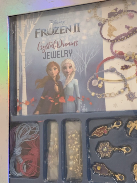  Kreativspielzeug  Frozen Modeschmuck basteln im silber Karton 