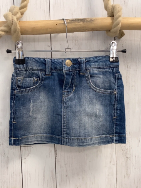 Zara  Rock Gr. 98  blau Jeans  Bund verstellbar 
