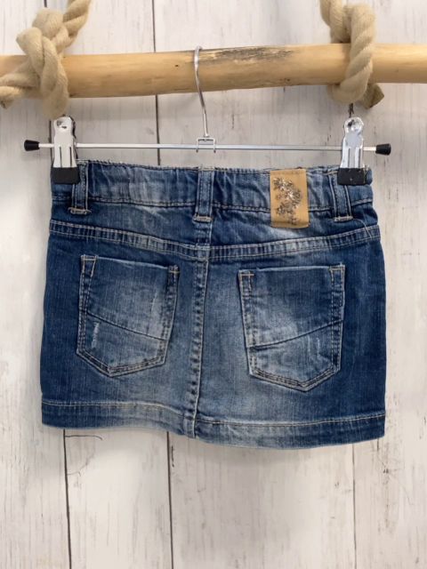 Zara  Rock Gr. 98  blau Jeans  Bund verstellbar 
