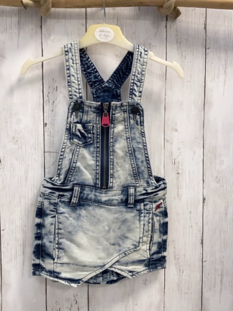 Rags Industry  Latzshorts  Gr. 104  hellblau blau Jeans 