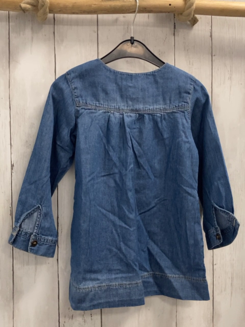 zara Kleid Gr. 98  blau Jeans 