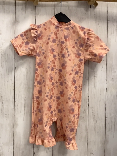 Sterntaler  UV-Schutzoverall Gr. 98  lachs bunte Blumen 