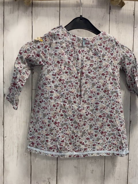 Steiff  Kleid  Gr. 80  hellblau Blumen 