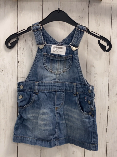 H&M  Trägerrock Gr. 80  blau Jeans 