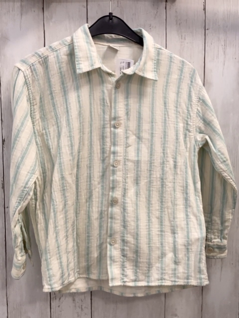 Waikiki  Hemd  Gr. 122/128  creme mint Streifen 