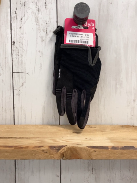 neu Decathlon  Reithandschuhe  Gr. 116/128  schwarz grau 