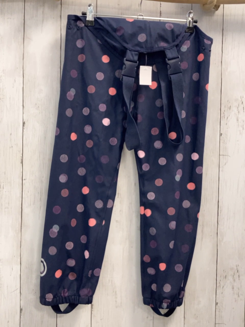   Regenhose  Gr. 116  blau bunte PUnkte 