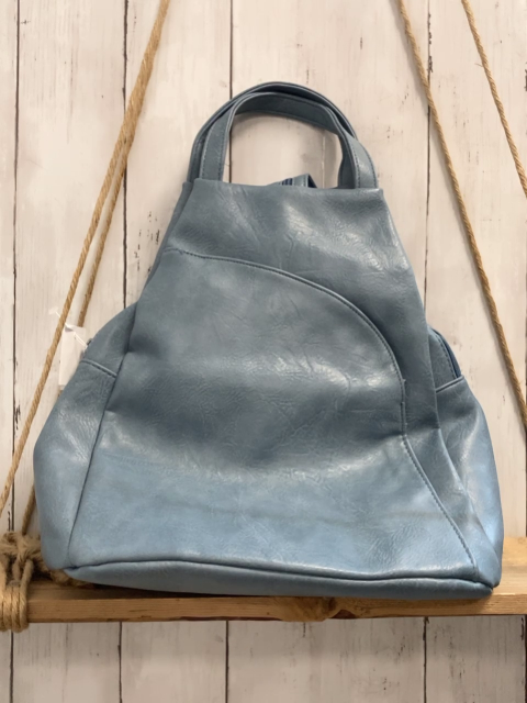 Rucksack hellblau Höhe ca. 35 cm Breite unten ca. 36cm