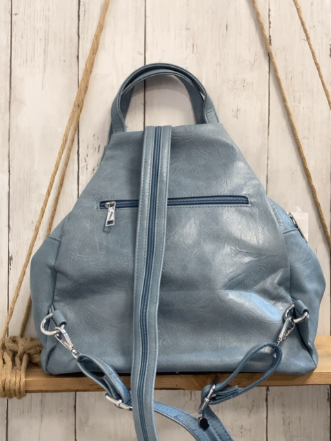 Rucksack hellblau Höhe ca. 35 cm Breite unten ca. 36cm