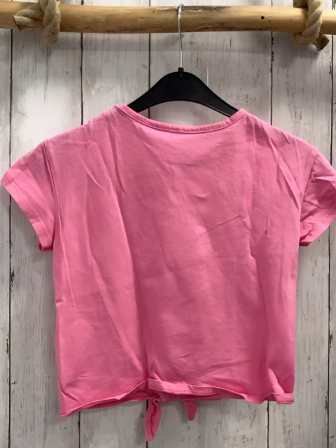 H&M T-Shirt  Gr. 110  pink goldene Pailettenanas 