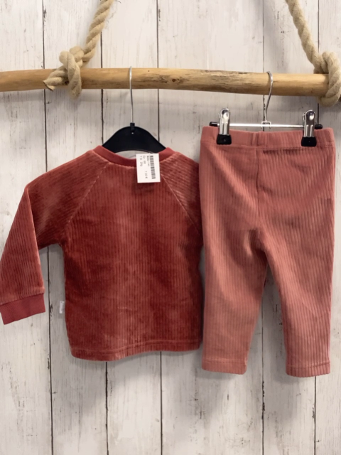 2tlg  Pullover + Leggings  Gr. 68  rost Nicky Rippen Schaf 