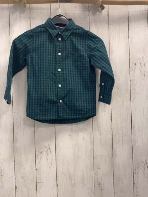 H&M Hemd Gr. 98  grün blau kariert