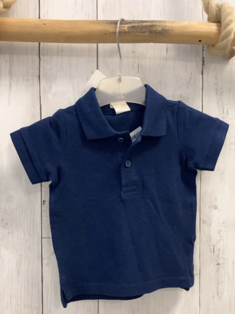 neu H&M  T-Shirt  Gr. 62  blau Polokragen
