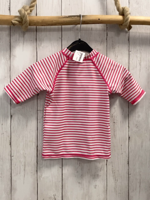   UV-Schutzshirt  Gr. 98  weiß pink Streifen Törtchen 