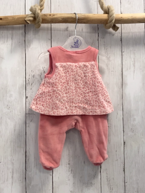 Bob der Bär  Strampler  Gr. 50  rosa mit Rock mit Muster Nicky 