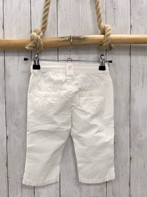 H&M  Hose  Gr. 80  weiß Gummizugbund mit Kordel