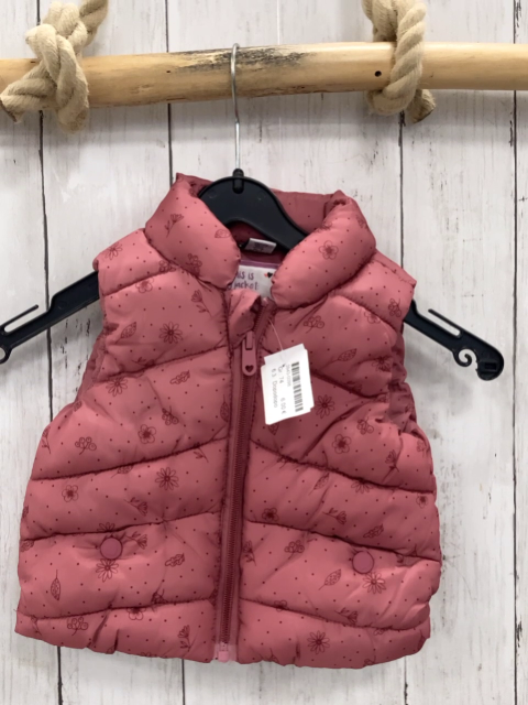 Dopodopo Weste  Gr. 74  beerenteon mit Blättern 