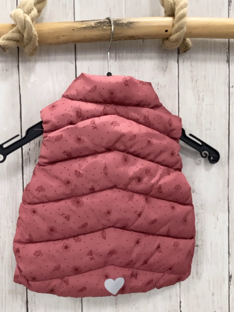 Dopodopo Weste  Gr. 74  beerenteon mit Blättern 