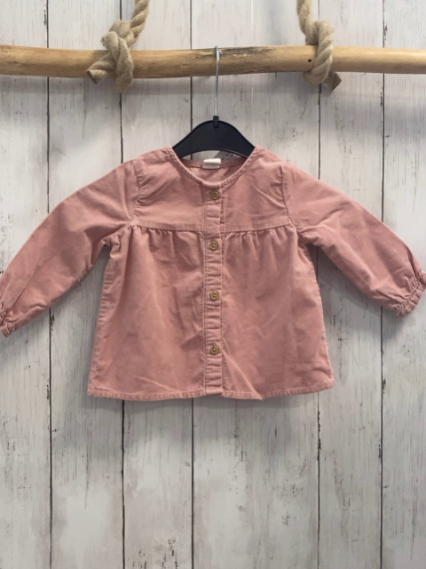 H&M Bluse Gr. 74  rosa kord