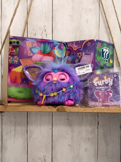 Furby  Plüschpielzeug rosa lila bunt 