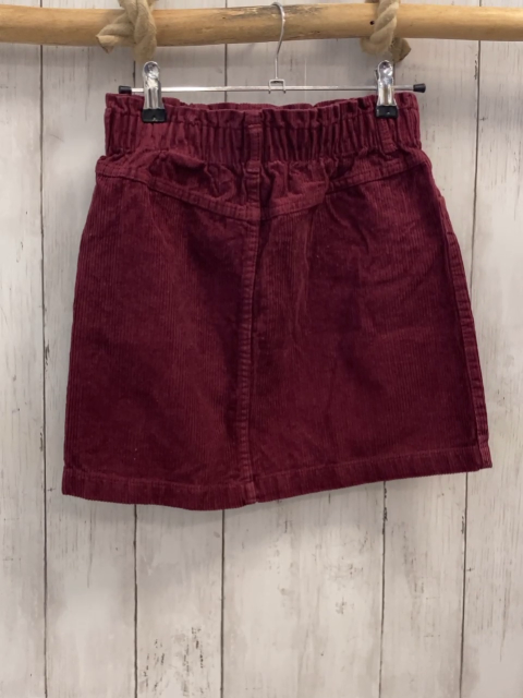 H&M  Rock Gr. 146  weinrot Kord Gummizugbund 