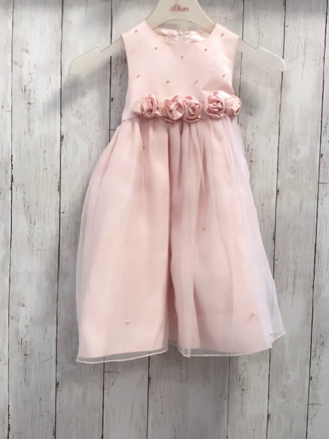 Cinderella  Kleid  Gr. 98  rosa Perlen Rosetten 