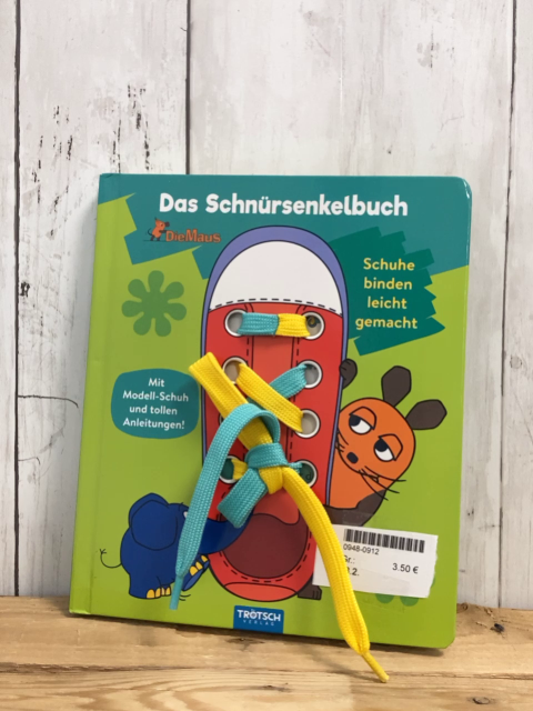   Pappbuch Das Schnürsenkelbuch 